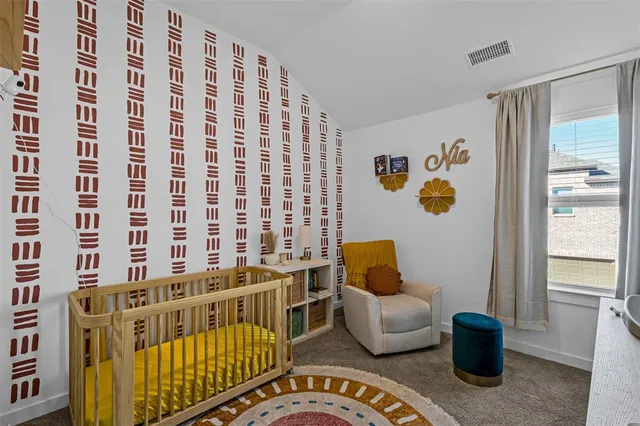 a living room with a couch and a table