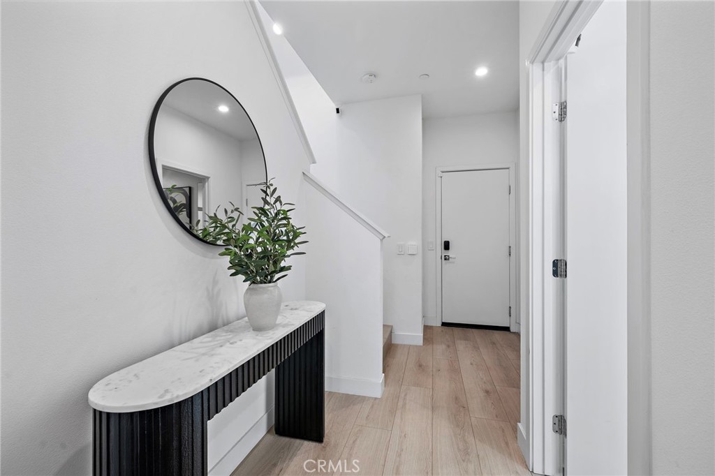 1826 West Bushell Street Anaheim, CA 92805 - Photo 5 of 30 a view of entryway with wooden floor