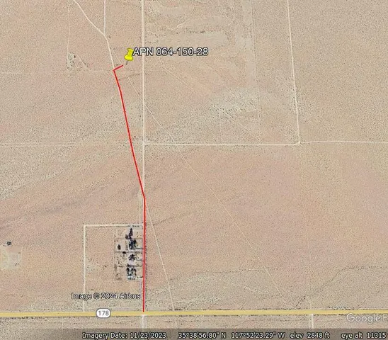 $21,900 | Apn 064-150-28 Sierra Vista, Inyokern, CA 93527