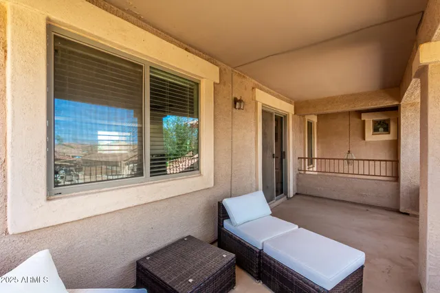 a room with furniture and a window