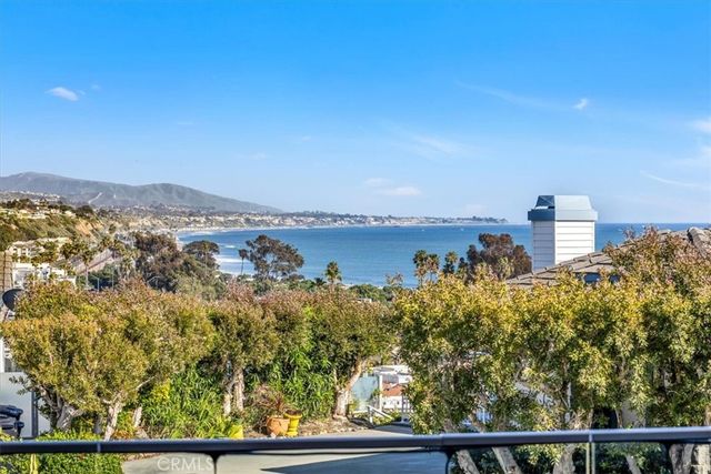 a view of a city from a balcony