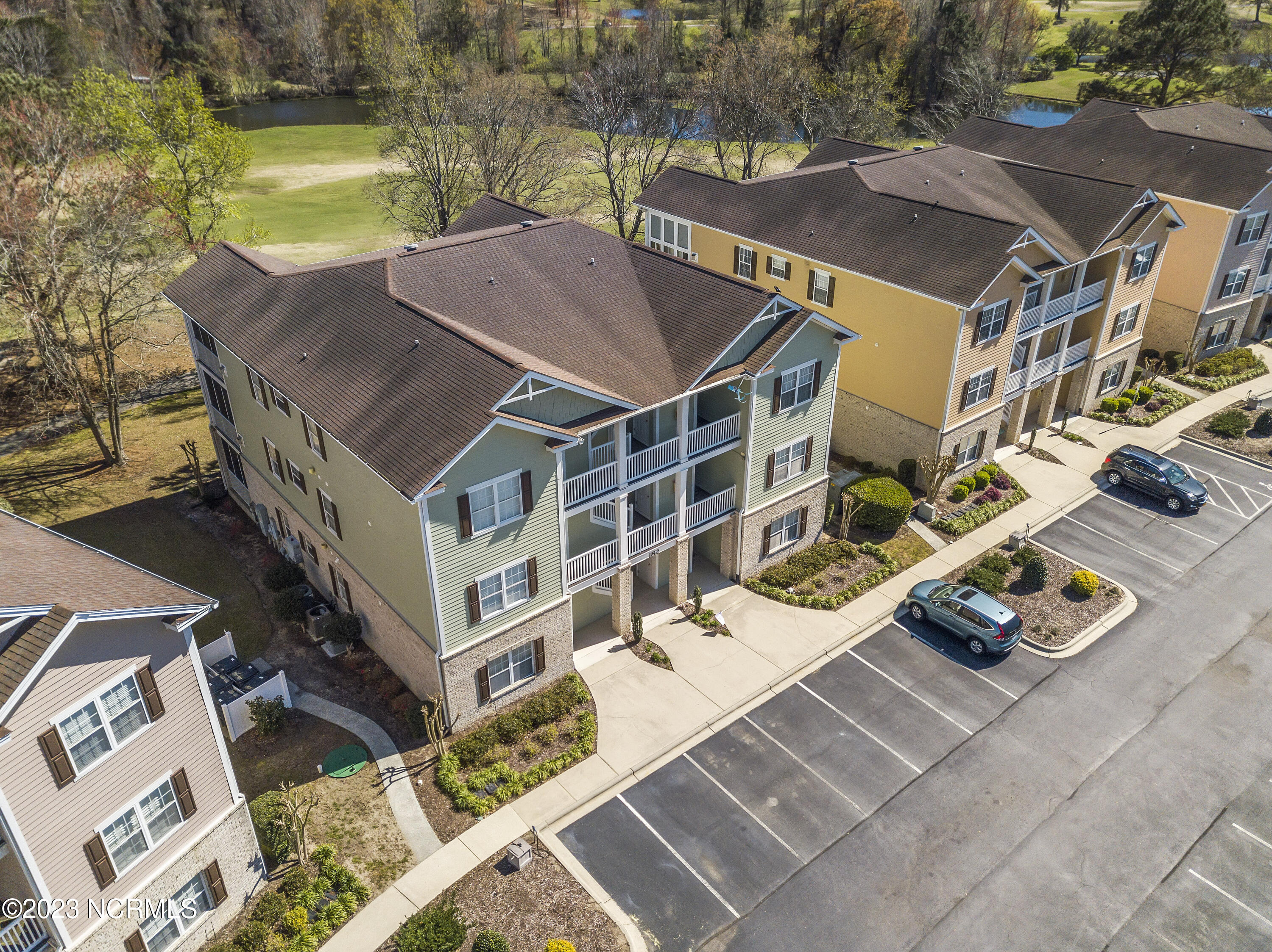 182 Clubhouse Road, Unit 2 Sunset Beach, NC 28468 - Photo 34 of 38 Clubhouse 13 Drone top