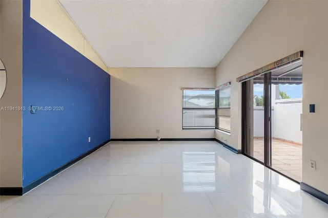 a view of empty room