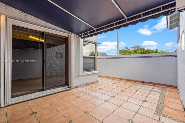 a view of front door