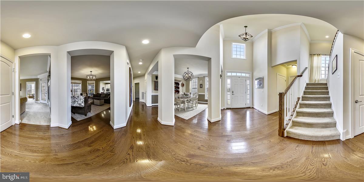 4431 Spring Run Road Warrenton, VA 20187 - Photo 2 of 71 360 Bird's Eye view shows open flowing floor plan
