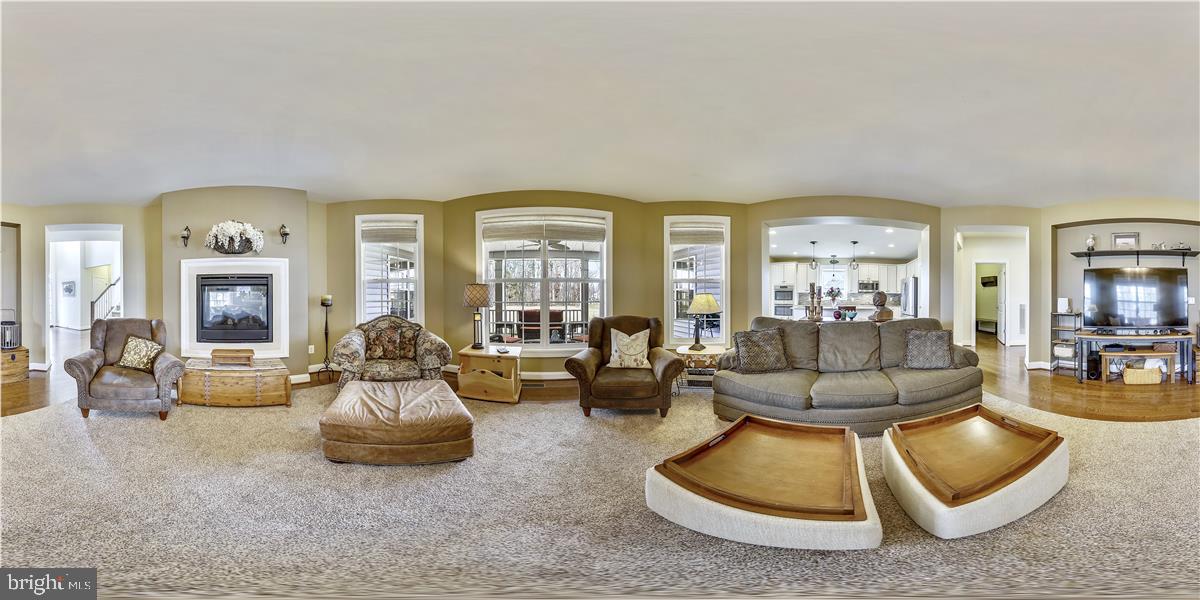 4431 Spring Run Road Warrenton, VA 20187 - Photo 19 of 71 Birds' Eye view of family room, Kitchen and Lani