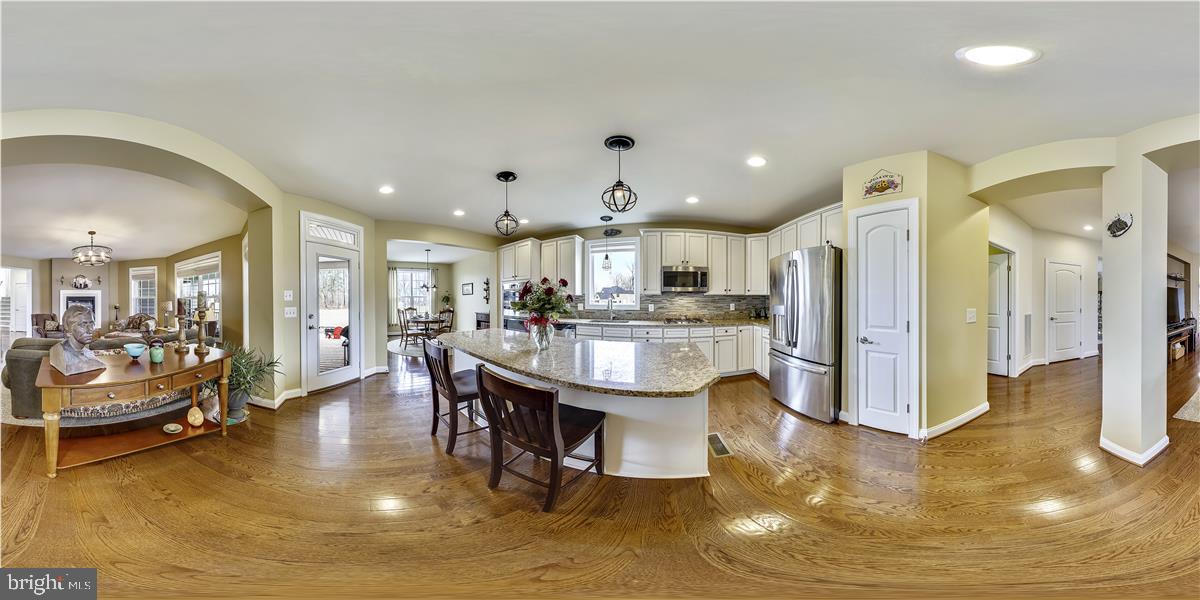 4431 Spring Run Road Warrenton, VA 20187 - Photo 7 of 71 Bird's Eye view of Kitchen, FR & Breakfast Room