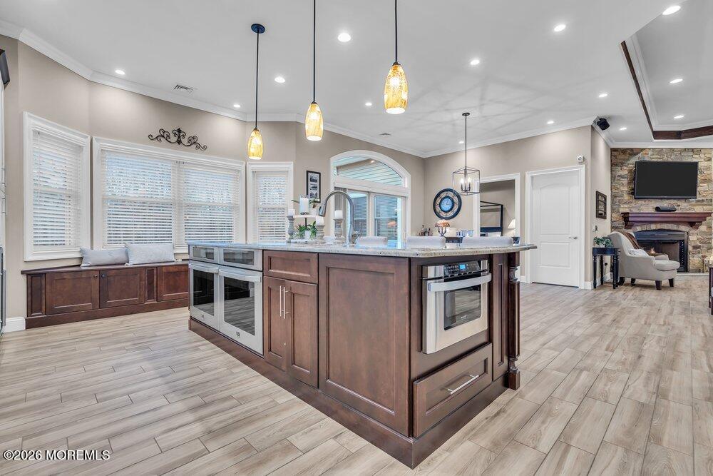 224 Grawtown Road Jackson, NJ 08527 - Photo 10 of 33 a kitchen with stainless steel appliances granite countertop a stove and cabinets