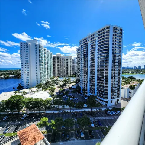 a view of building with outdoor space