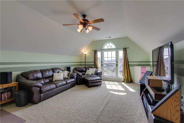 3003 Hope Circle Spring Hill, TN 37174 - Photo 15 of 20 This 20X14 BONUS ROOM over garage is large enough for TV and play + workout and office area.