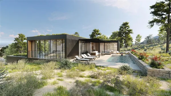 a outdoor space with patio the couches and dining table with garden view