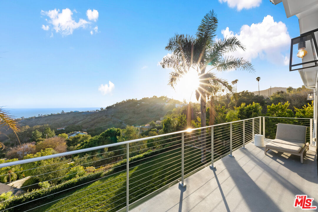 26575 Ocean View Drive Malibu, CA 90265 - Photo 22 of 40 a view of balcony with furniture
