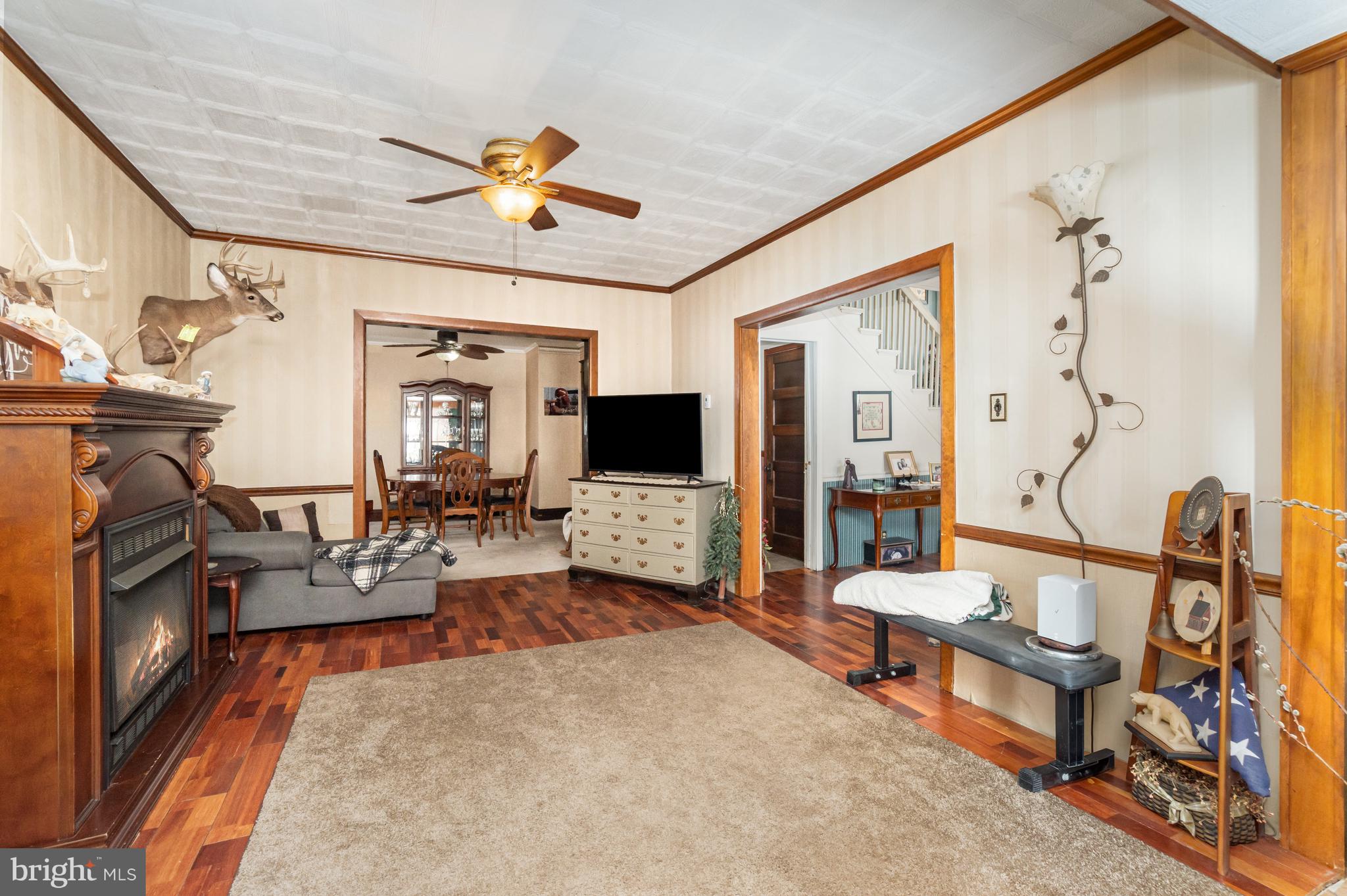162 Swatara Road Shenandoah, PA 17976 - Photo 8 of 37 a living room with furniture and a flat screen tv