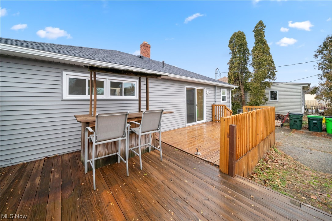 684 Sterling Road Wickliffe, OH 44092 - Photo 10 of 35 View of wooden deck