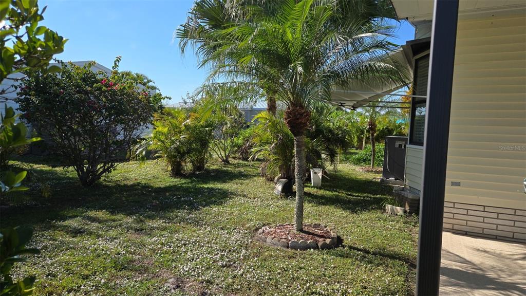 927 Yew Street Sebastian, FL 32976 - Photo 40 of 49 a backyard of a house with lots of green space