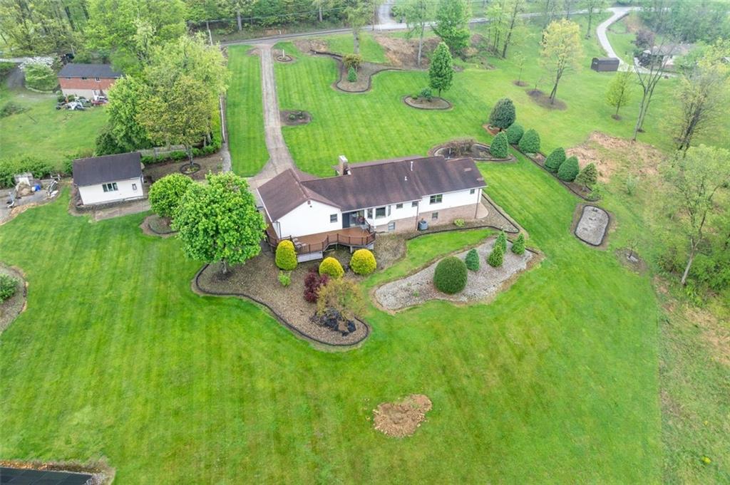 873 Linden Road Eighty Four, PA 15330 - Photo 11 of 40 an aerial view of a house with garden space and street view