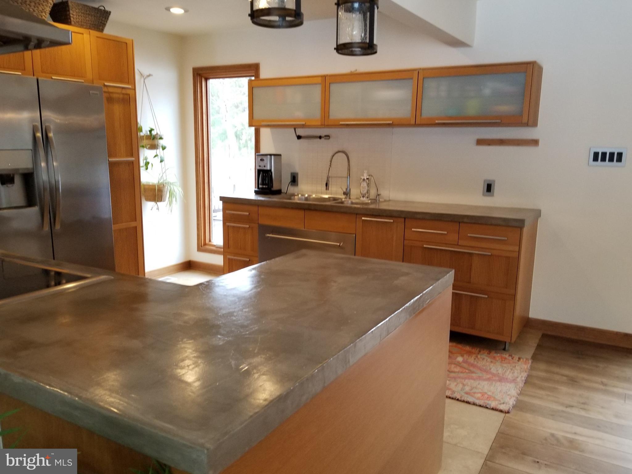 34 Bunker Hill Road Shamong, NJ 08088 - Photo 14 of 34 Kitchen w/ concrete counter tops and heated floor