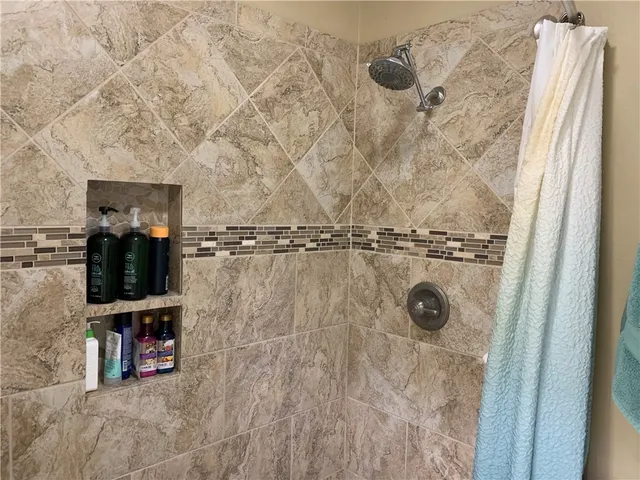 a view of a walk in closet