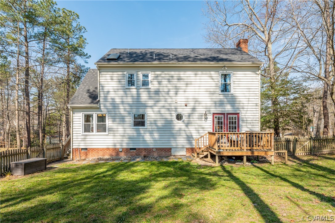 7607 Genuine Risk Lane Midlothian, VA 23112 - Photo 43 of 48 a view of a house with a yard