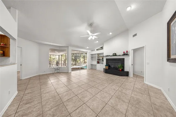 a view of an entryway of a house