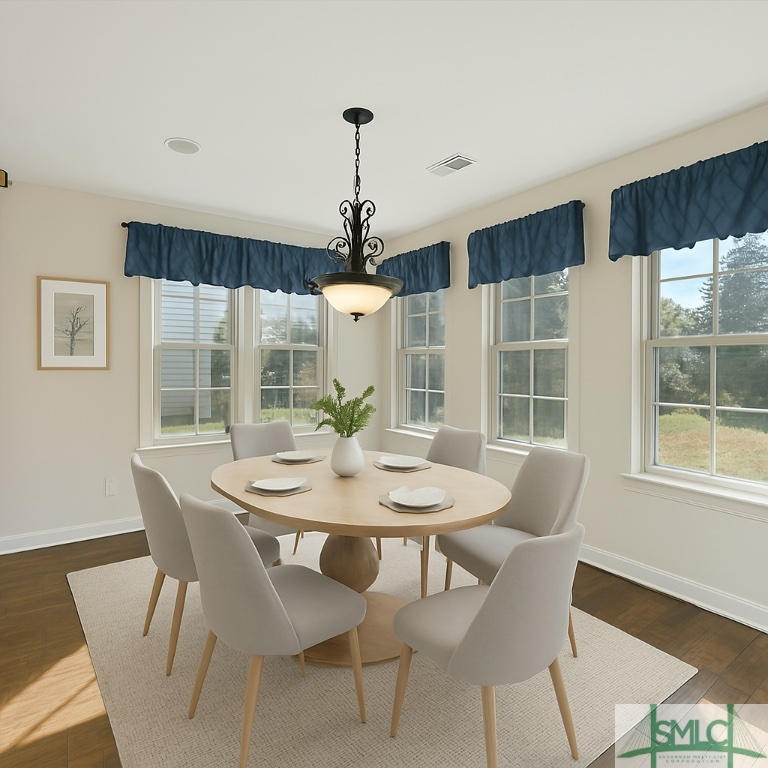 77 RedWall Circle Savannah, GA 31407 - Photo 6 of 41 Virtually Staged Breakfast Nook