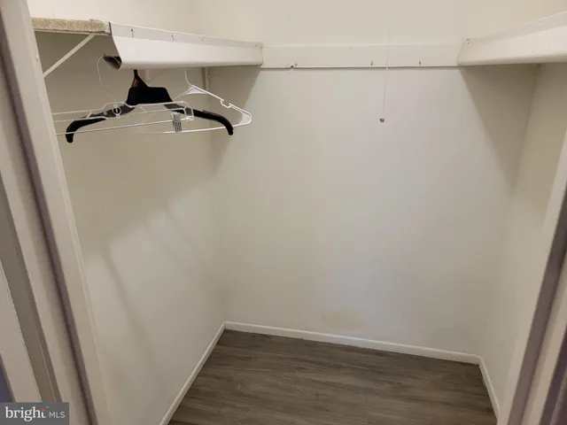 a view of a walk in closet