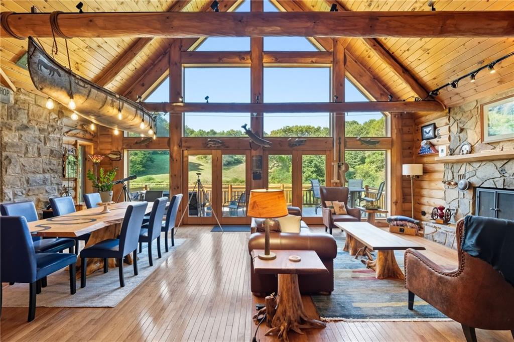 128 Courson Lane Emlenton, PA 16373 - Photo 14 of 50 a view of a patio with dining table and chairs