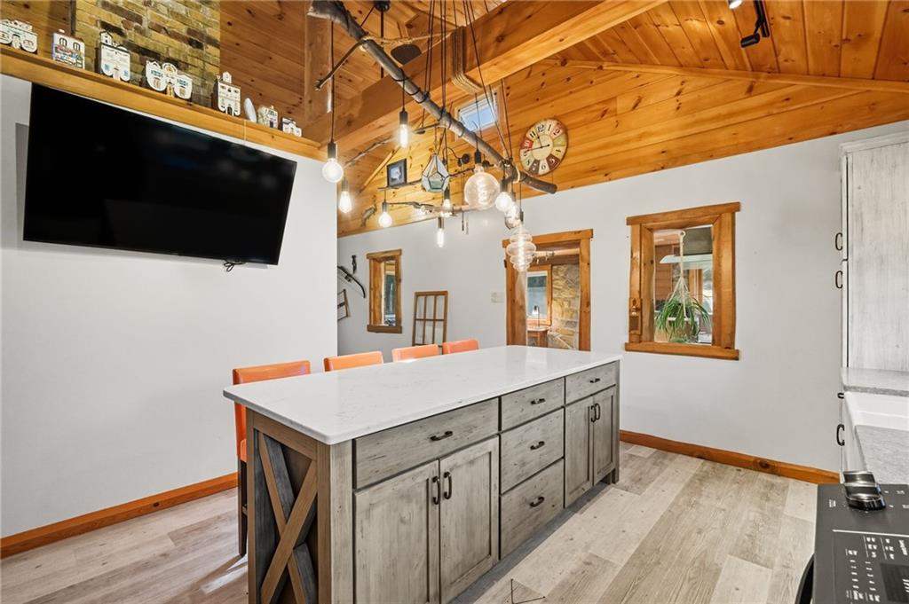 128 Courson Lane Emlenton, PA 16373 - Photo 26 of 50 a view of a bathroom with a sink and mirror