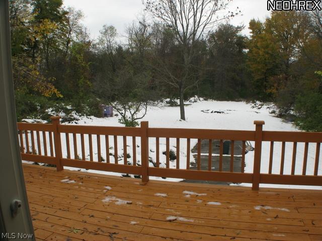 11230 Elk Run Road Chardon, OH 44024 - Photo 4 of 8 deck off Master bedroom overlooking backyard