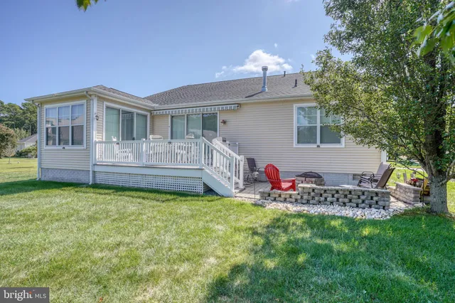 an aerial view of a house with garden