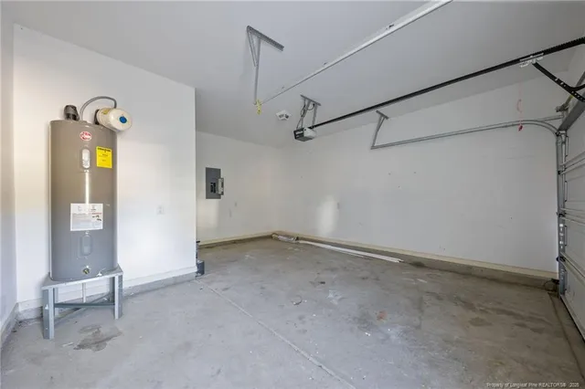 a view of a room with many windows