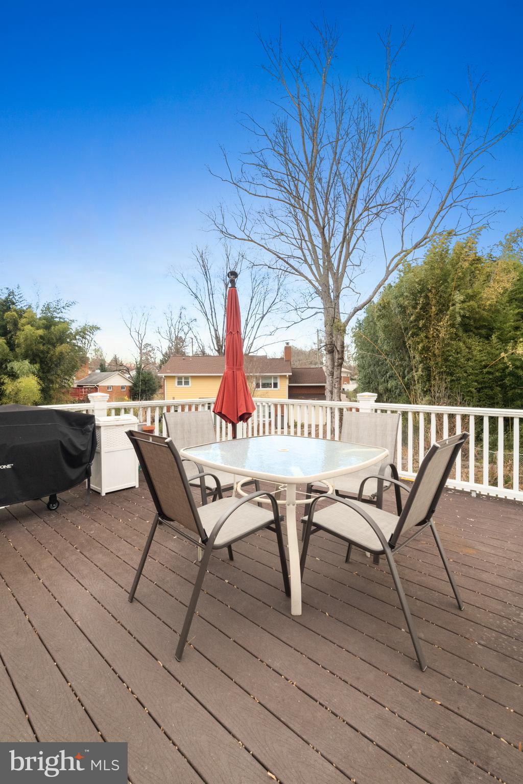 10600 Springmann Drive Fairfax, VA 22030 - Photo 66 of 78 a view of a terrace with furniture and a table