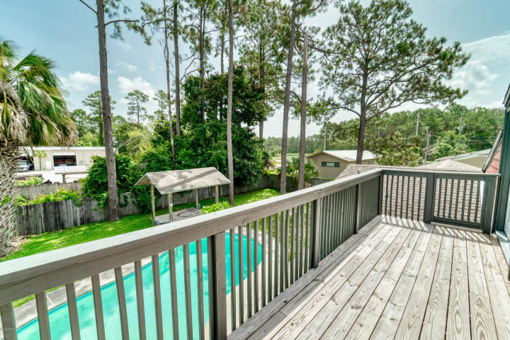 209 Randy Road Panama City Beach, FL 32413 - Photo 25 of 36 Balcony overlooking back yard