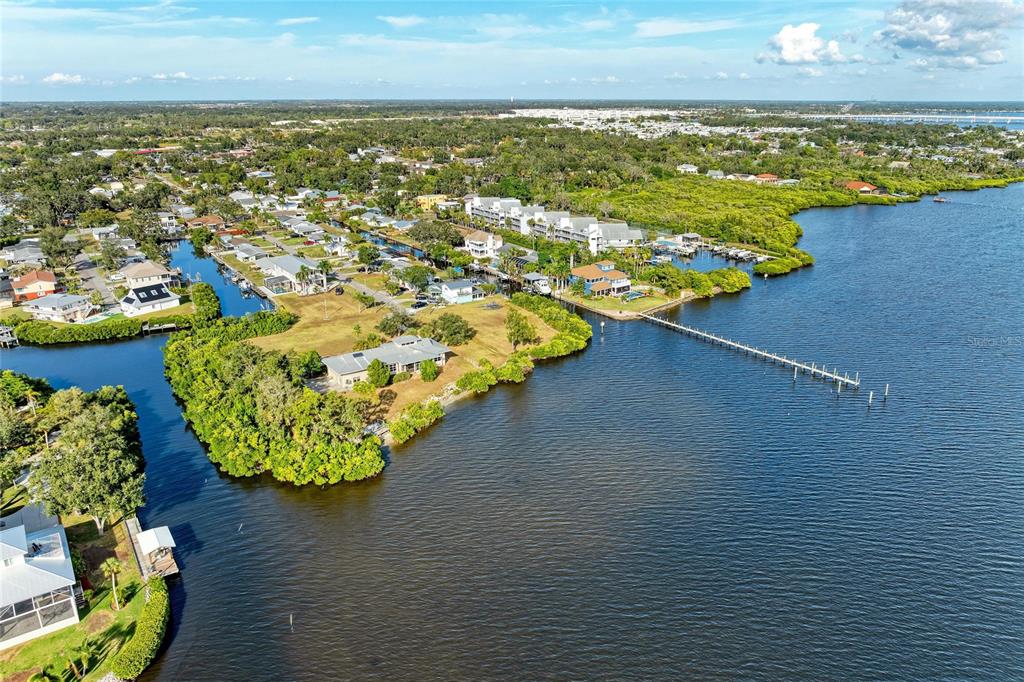 616 Palm Avenue Ellenton, FL 34222 - Photo 50 of 53 an aerial view of a house with a ocean view