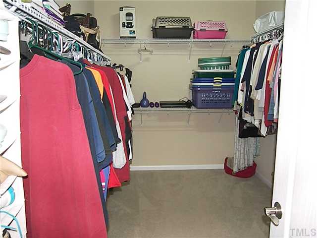 2765 Cashlin Drive Raleigh, NC 27616 - Photo 12 of 25 This VERY large closet belongs to the master suite. The picture does not demonstrate how large this closet really is. It's VERY large.
