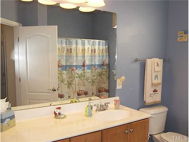 2765 Cashlin Drive Raleigh, NC 27616 - Photo 14 of 25 The hall bath includes shower/tub combination.