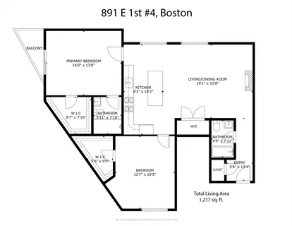 $1,100,000 | 891 East 1st Street, Unit 4, Boston, MA 02127