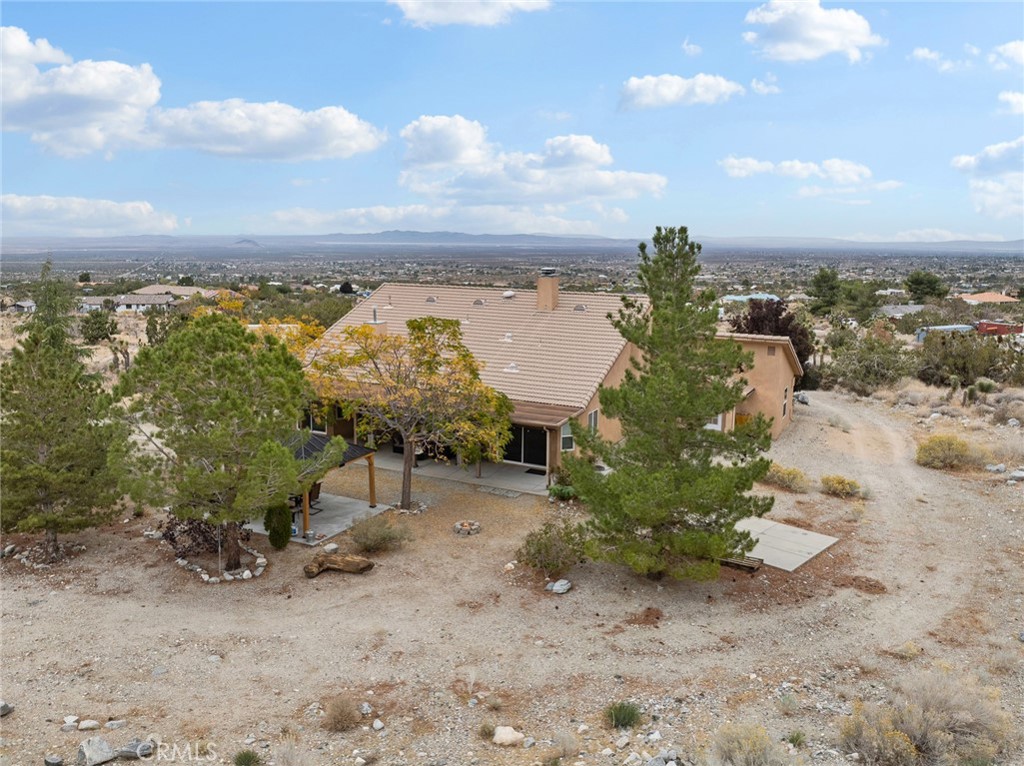 10160 Pineview Road Pinon Hills, CA 92372 - Photo 45 of 45 a view of a dry yard with hardwood