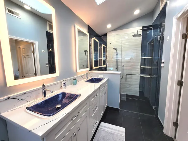 a view of a balcony with city view