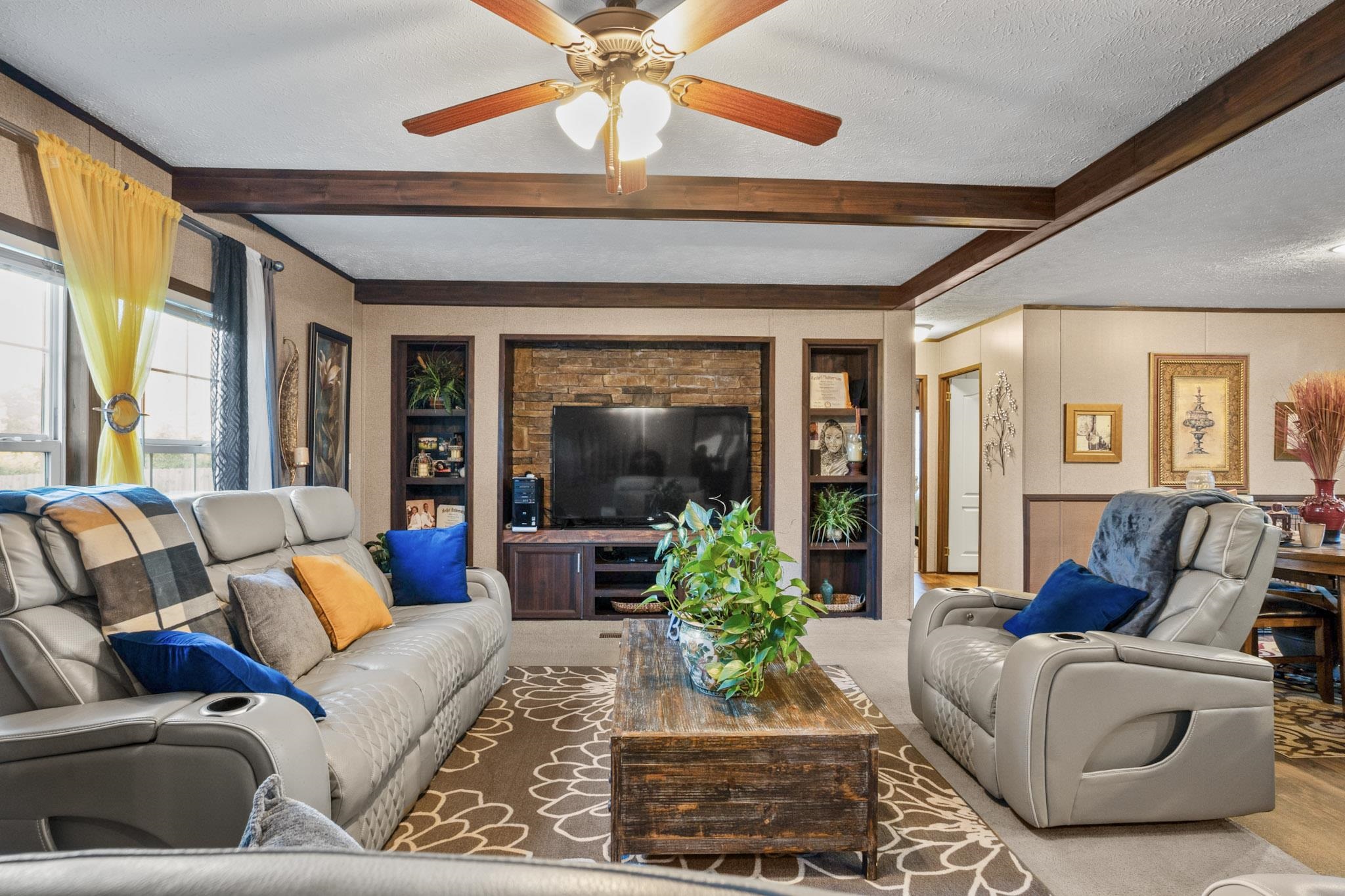 3779 Dancyville Road Stanton, TN 38069 - Photo 7 of 40 a living room with furniture and a large window