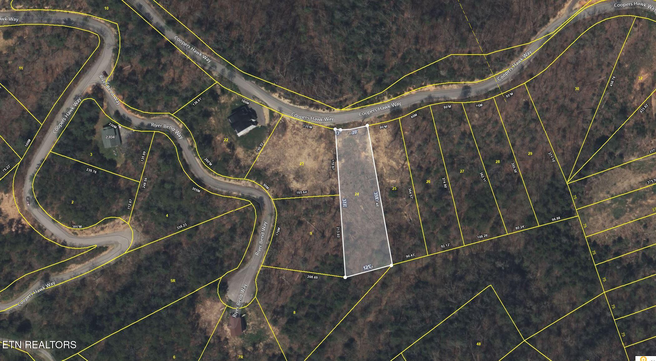Lot 24 Coopers Hawk Way Sevierville, TN 37862 - Photo 8 of 9 Lot 24 Overhead