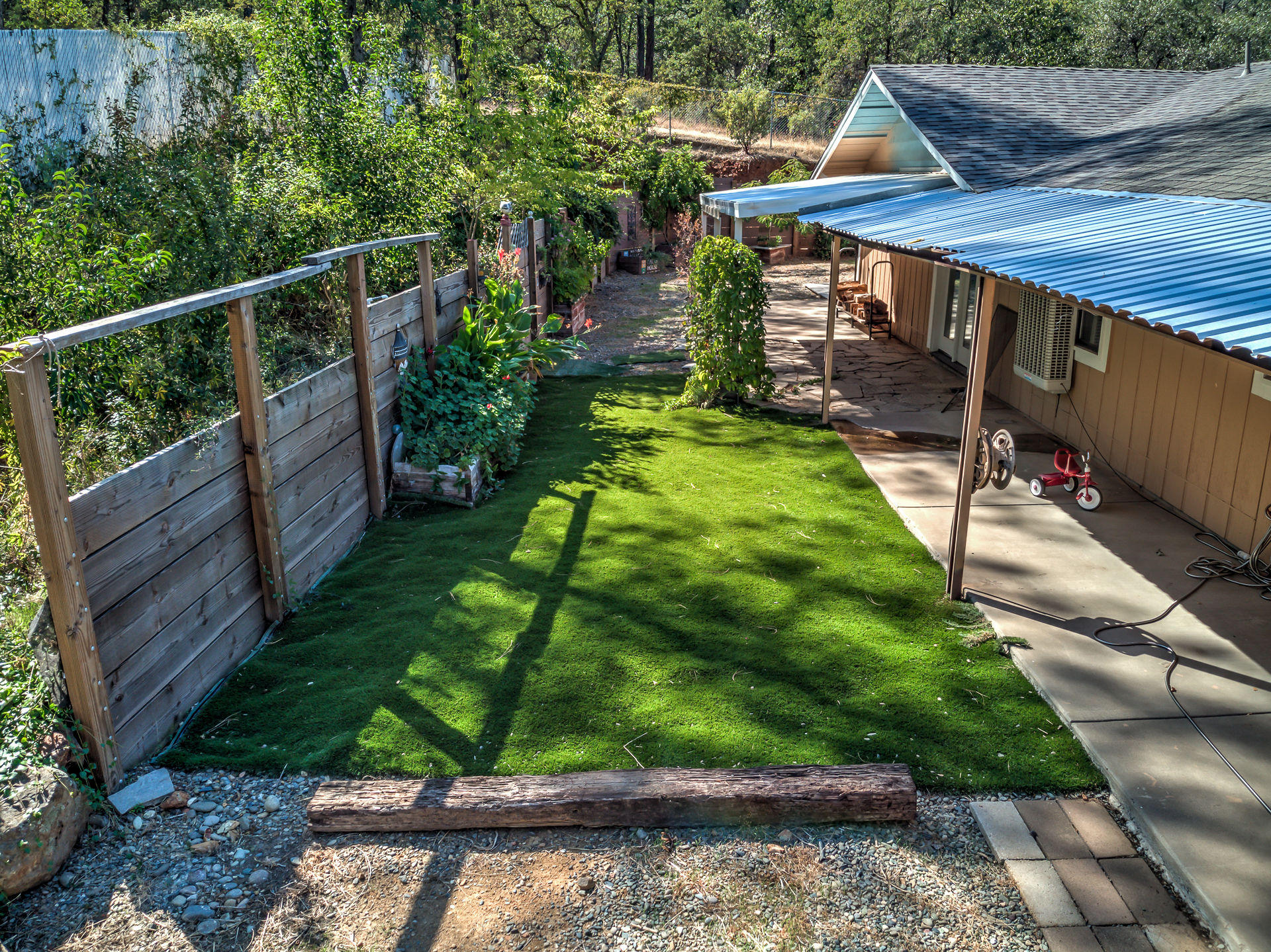 12814 Williamson Road Redding, CA 96003 - Photo 21 of 39 a view of yard from deck having patio