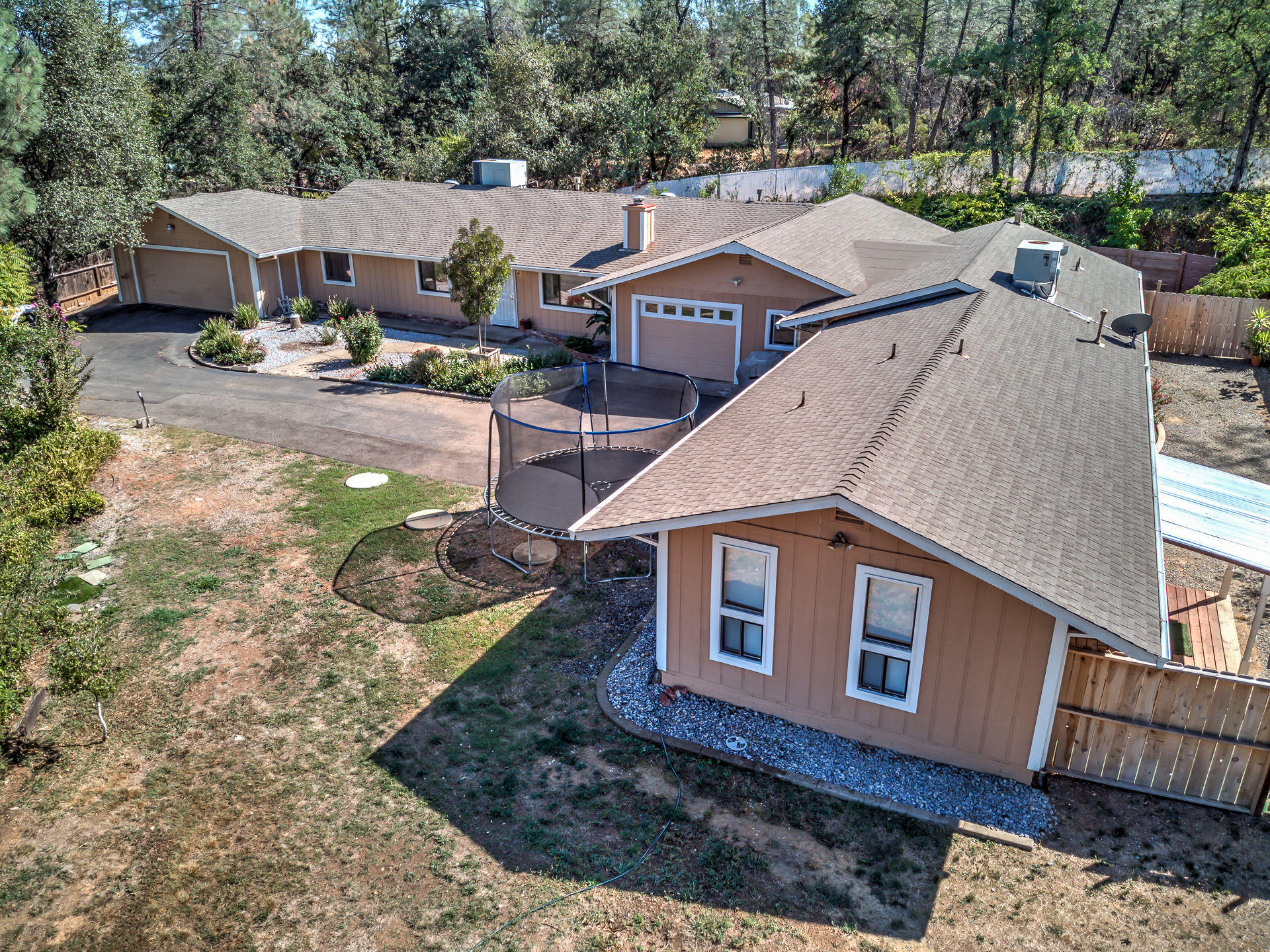 12814 Williamson Road Redding, CA 96003 - Photo 3 of 39 a aerial view of a house with yard and sitting area