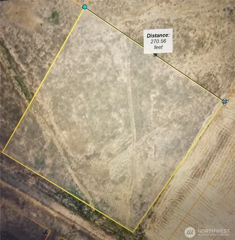 a view of a street from a signage