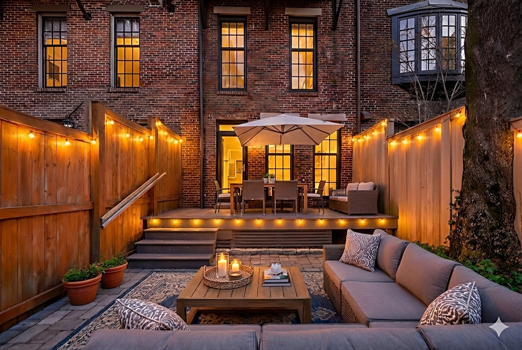 42 Clarendon Street, Unit 1 Boston, MA 02116 - Photo 24 of 26 a view of a couches in the patio