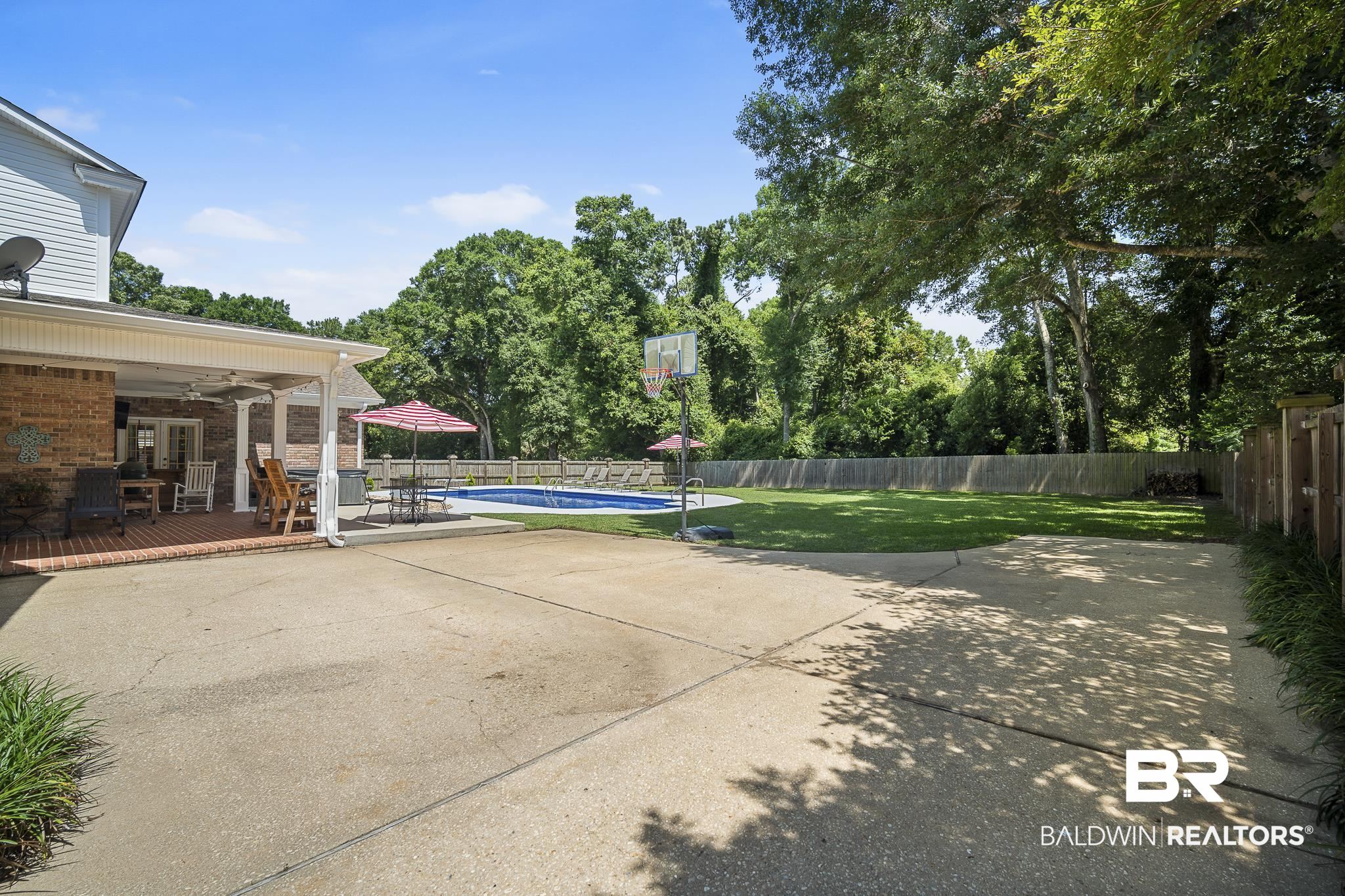 402 Potters Mills Road Daphne, AL 36526 - Photo 39 of 45 View of patio / terrace featuring a deck