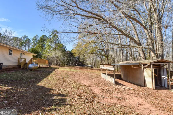 a view of outdoor space and deck