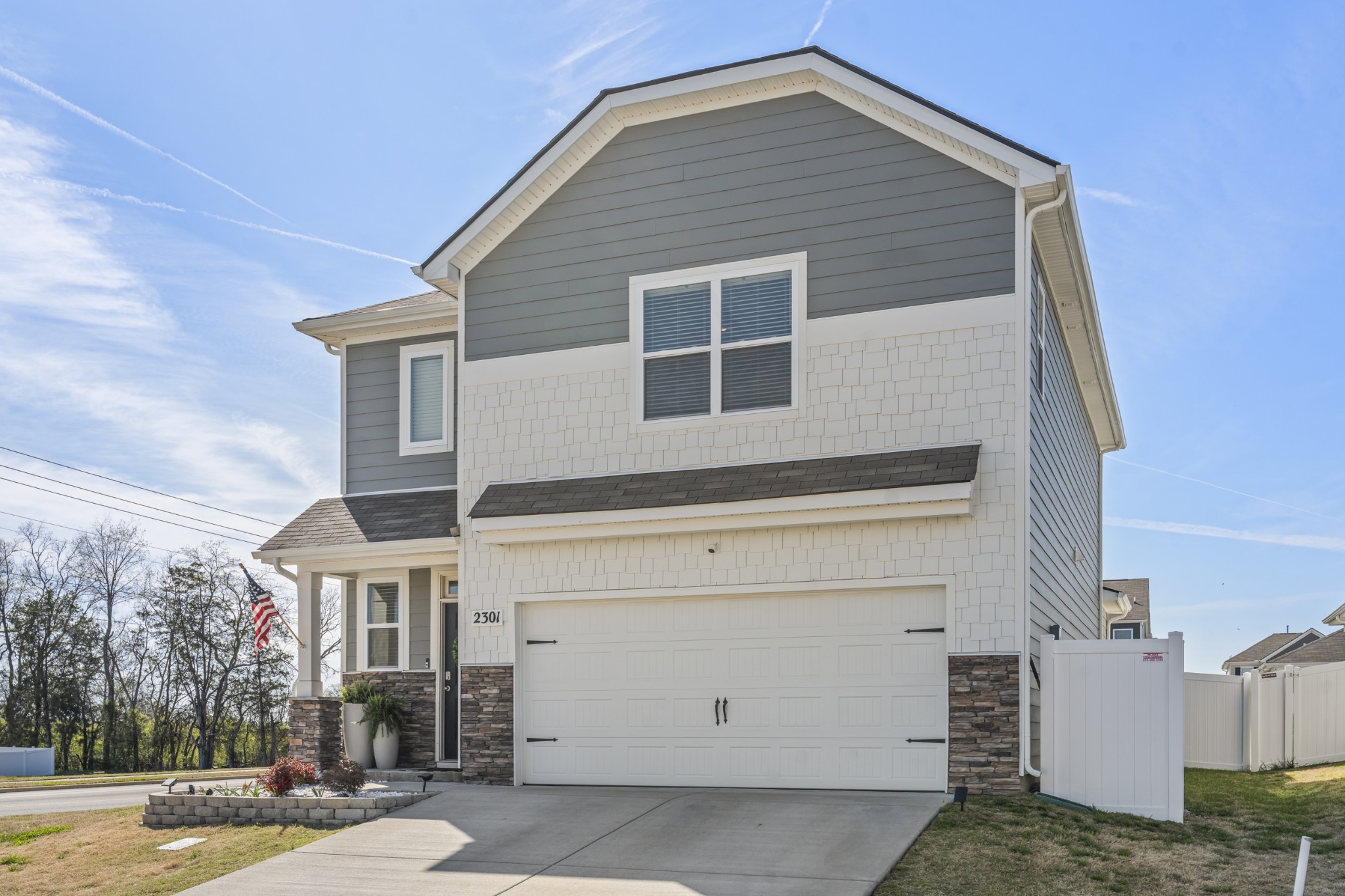 2301 Tintern Road Lebanon, TN 37087 - Photo 49 of 56 a front view of a house with a garage
