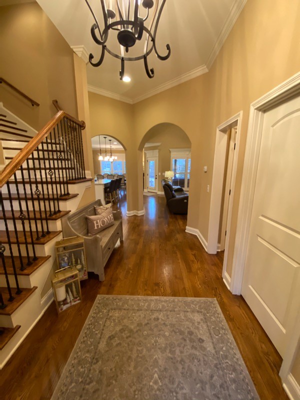 445 Huntington Drive Lebanon, TN 37087 - Photo 7 of 50 a view of entryway livingroom and hall with wooden floor