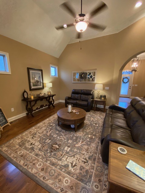 445 Huntington Drive Lebanon, TN 37087 - Photo 9 of 50 a living room with furniture and a flat screen tv